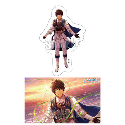 うたの☆プリンスさまっ♪ LIVE EMOTION ステッカーセット Thanks for you! Ver.「愛島セシル」 （ステッカー1）約長辺89×短辺86mm以内、（ステッカー2）約長辺91×短辺55mm