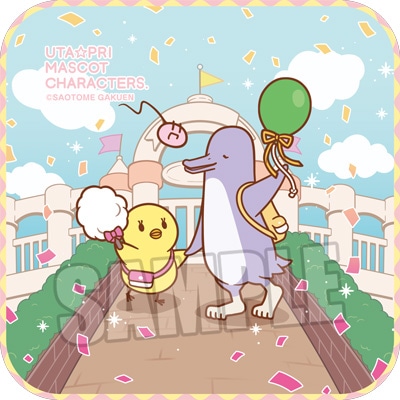 うたの☆プリンスさまっ♪ マスコットキャラクターズ ハンドタオル UTA☆PRI WONDERLAND Ver.[WM] 約縦210×横210mm