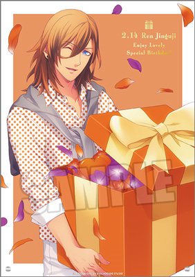 【BOL限定】うたの☆プリンスさまっ♪ アクリルプレート Birthday Series 2025 Ver.「神宮寺レン Part.3」 ＜プレート＞縦210×横148×厚さ3mm、＜脚＞直径5×長さ50mm