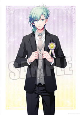 【BOL限定】うたの☆プリンスさまっ♪ ビジュアルボード Birthday Series 2025 Ver.「美風 藍 Part.1」 ＜ブロマイド＞約縦364×横257mm（B4 サイズ）、＜台紙＞約縦430×横310mm