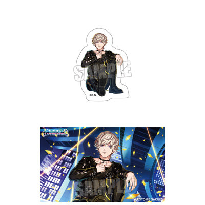 うたの☆プリンスさまっ♪ LIVE EMOTION ステッカーセット Thanks for you! Ver.「天草シオン」 （ステッカー1）約長辺89×短辺86mm以内、（ステッカー2）約長辺91×短辺55mm