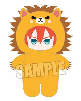 ジャックジャンヌ　着せ替えぬいぐるみ用コスチューム ライオンVer.[JJOSW] ＜ヘッドパーツ＞約縦10×横12cm、＜ボディパーツ＞約縦9×横12cm