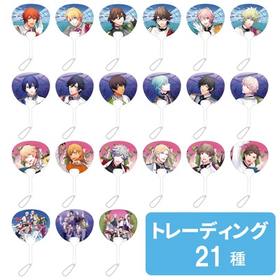 【1Box10Pack入り】うたの☆プリンスさまっ♪ トレーディングミニクリアうちわ 15th Anniversary CD Ver.[WM] 約縦157×横106mm（持ち手65mm）