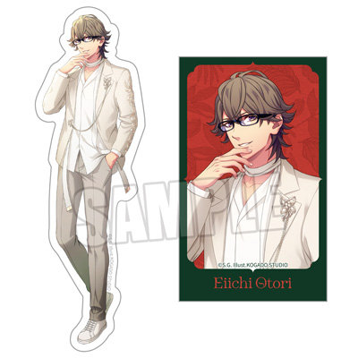 うたの☆プリンスさまっ♪ HE★VENS ステッカーセット I’m into you! -Sweet＆Bitter- Ver.「鳳 瑛一」 （ステッカー1）約縦130×横42mm以内、（ステッカー2）約縦91×横55mm