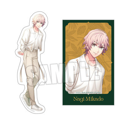 うたの☆プリンスさまっ♪ HE★VENS ステッカーセット I’m into you! -Sweet＆Bitter- Ver.「帝 ナギ」 （ステッカー1）約縦130×横42mm以内、（ステッカー2）約縦91×横55mm