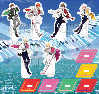 うたの☆プリンスさまっ♪ アクリルスタンド 15th Anniversary CD Ver.「MUSIC」[WM] 約縦150×横158×厚さ3mm