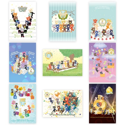 うたの☆プリンスさまっ♪ PRINCE CAT アニバーサリーポストカードセット[WM] ＜ポストカード＞長辺148×短辺100mm、＜フレームケース＞長辺150×短辺102×厚さ7mm