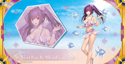 キャラクター万能ラバーマットスリム Fate/Grand Order「ルーラー/スカサハ＝スカディ」 約長辺580×短辺300×厚さ2mm