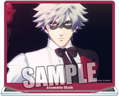 劇場版 うたの☆プリンスさまっ♪ TABOO NIGHT XXXX ビジュアルショットアクリルスタンド Part2「黒崎蘭丸」 （本体）約縦110×横140×厚さ3mm／（台座）約縦35×横140×厚さ3mm