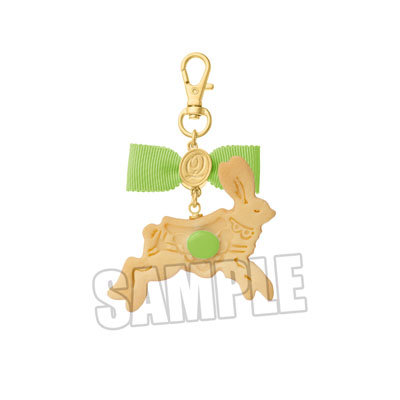 うたの☆プリンスさまっ♪ Q☆UP カルーセルクッキーバッグチャーム「愛島セシル」 モチーフ:UNIT MUSIC(白クマ)…約縦37×横62×厚さ11mm、UNIT DREAM(白ウサギ)…約縦52×横63×厚さ11mm、UNIT LOVE(白鳥)…約縦49×横52×厚さ11mm