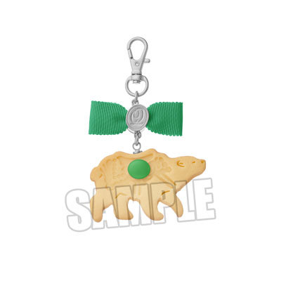 うたの☆プリンスさまっ♪ Q☆UP カルーセルクッキーバッグチャーム「寿 嶺二」 モチーフ:UNIT MUSIC(白クマ)…約縦37×横62×厚さ11mm、UNIT DREAM(白ウサギ)…約縦52×横63×厚さ11mm、UNIT LOVE(白鳥)…約縦49×横52×厚さ11mm