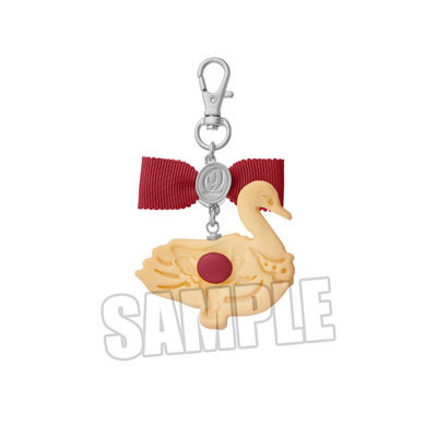 うたの☆プリンスさまっ♪ Q☆UP カルーセルクッキーバッグチャーム「黒崎蘭丸」 モチーフ:UNIT MUSIC(白クマ)…約縦37×横62×厚さ11mm、UNIT DREAM(白ウサギ)…約縦52×横63×厚さ11mm、UNIT LOVE(白鳥)…約縦49×横52×厚さ11mm