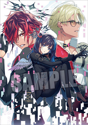 UN:LOGICAL B3サイズ布ポスター Magazine Collection Ver.「環無・雅火・戒」 約縦515×横364mm（B3サイズ）