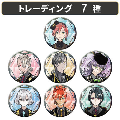 【1Box10Pack入り】ジャックジャンヌ　トレーディングホロ缶バッジ 1st Anniversary Ver.[JJBOF] 約直径56×厚さ5mm