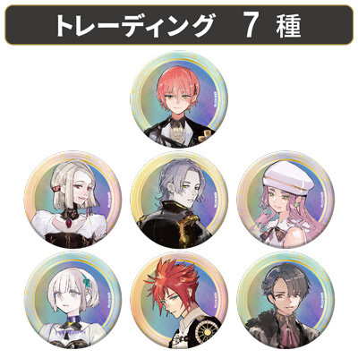 【1Box10Pack入り】ジャックジャンヌ　トレーディングメタリック缶バッジ 2nd Anniversary Ver.[JJBOF] 約直径56×厚さ5mm