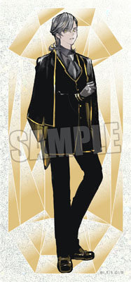 ジャックジャンヌ　オイルインラメアクリルブロック「睦実 介」1st Anniversary Ver.[JJBOF] 約縦140×横66×厚さ8mm