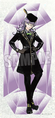 ジャックジャンヌ　オイルインラメアクリルブロック「根地 黒門」1st Anniversary Ver.[JJBOF] 約縦140×横66×厚さ8mm