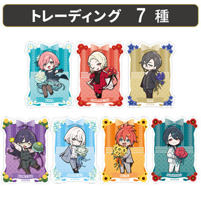 【1Box10Pack入り】ジャックジャンヌ　トレーディングダイカットステッカー Image Flower Ver.[JJBOF] 約縦85×横60×厚さ0.3mm