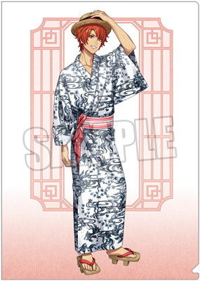 うたの☆プリンスさまっ♪ マットクリアファイル YUKATA-MODE Ver.「一十木音也」[UPGS26] 約縦310×横220mm