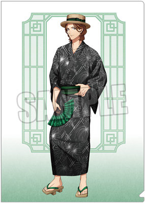 うたの☆プリンスさまっ♪ マットクリアファイル YUKATA-MODE Ver.「寿 嶺二」[UPGS26] 約縦310×横220mm