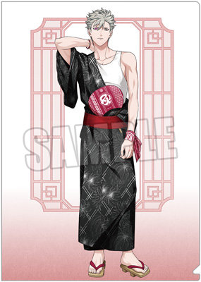 うたの☆プリンスさまっ♪ マットクリアファイル YUKATA-MODE Ver.「黒崎蘭丸」[UPGS26] 約縦310×横220mm