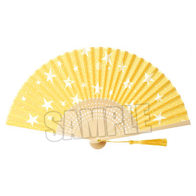 うたの☆プリンスさまっ♪ K.M☆U.P YUKATA-MODE 扇子 「四ノ宮那月」[UPGS26] ＜本体＞通常時：約縦210×横25×厚さ10mm、展開時：約縦210×横380×厚さ25mm、＜布袋＞約縦230×横40×厚さ4mm