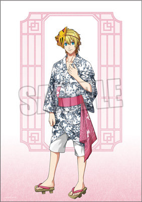 うたの☆プリンスさまっ♪ B3サイズ布ポスター YUKATA-MODE Ver.「来栖 翔」[UPGS26] 約縦515×横364mm（B3サイズ）