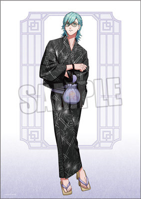 うたの☆プリンスさまっ♪ B3サイズ布ポスター YUKATA-MODE Ver.「美風 藍」[UPGS26] 約縦515×横364mm（B3サイズ）