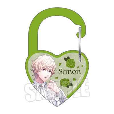 うたの☆プリンスさまっ♪ HE★VENS アクリルカラビナ BLACK GARDEN-memento- Ver.「天草シオン as シモン」[UPGS26] 約縦86×横55×厚さ5mm