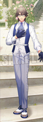 うたの☆プリンスさまっ♪ HE★VENS B2半裁布ポスター BLACK GARDEN-memento- Ver.「鳳 瑛一 as エイベル」[UPGS26] 約縦728×横257mm（B2半裁サイズ）