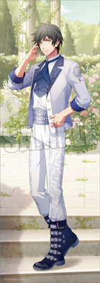 うたの☆プリンスさまっ♪ HE★VENS B2半裁布ポスター BLACK GARDEN-memento- Ver.「皇 綺羅 as キース」[UPGS26] 約縦728×横257mm（B2半裁サイズ）