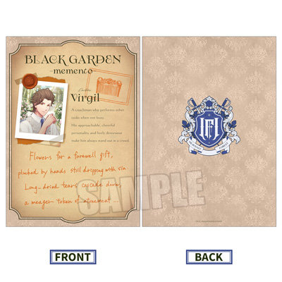 うたの☆プリンスさまっ♪ HE★VENS A5ノート BLACK GARDEN-memento- Ver.「桐生院ヴァン as ヴァージル」[UPGS26] 約縦210×横148mm（A5サイズ）