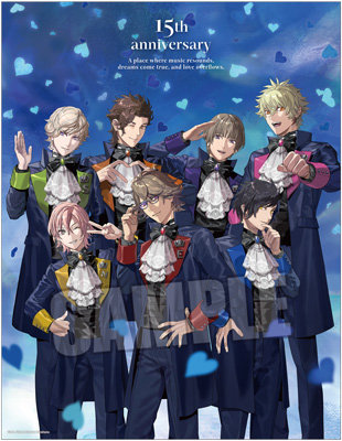 うたの☆プリンスさまっ♪ アートボード 15th Anniversary Ver.「HE★VENS」 約縦410×横318mm（F6号キャンバス）