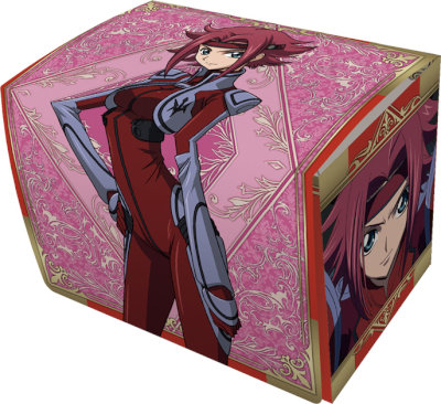 キャラクターデッキケースMAX NEO コードギアス 反逆のルルーシュ「カレン」 （外寸）幅98×高71×厚61mm／（内寸）幅96×高70×厚60mm／（セパレーター）幅91×高62×ミミ8mm（2枚入り）