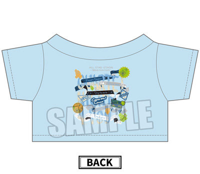 うたの☆プリンスさまっ♪ ALL STAR STAGE -BEGINNING- ぬいぐるみ用アイドルTシャツ「カミュ」[ASSBE] 着丈約95mm、身幅約140mm