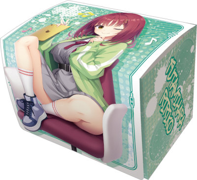 キャラクターデッキケースMAX NEO ライムライト・レモネードジャム「二見原 莉々子」 （外寸）幅98×高71×厚61mm／（内寸）幅96×高70×厚60mm／（セパレーター）幅91×高62×ミミ8mm（2枚入り）
