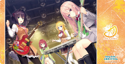 キャラクター万能ラバーマットスリム ライムライト・レモネードジャム「レモネードファクトリー」 約長辺580×短辺300×厚さ2mm
