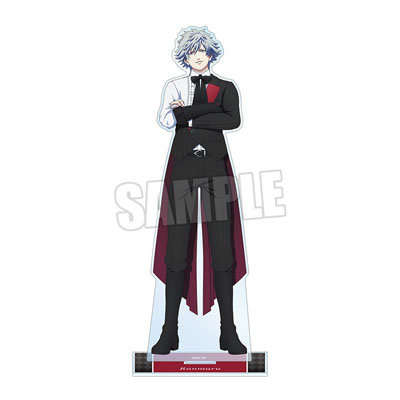 劇場版 うたの☆プリンスさまっ♪ TABOO NIGHT XXXX 黒崎蘭丸 特大アクリルスタンド[ab] （本体）約24.2×7.5cm、（台座）約9.6×4.3cm、（厚み）約3mm