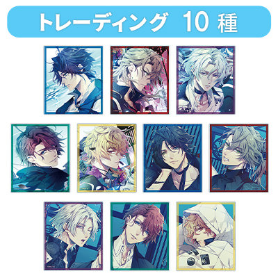 【1Box10Pack入り・特典付き】泡沫のユークロニア トレーディングアクリルカード[ab] 約70×60mm、厚み 1mm