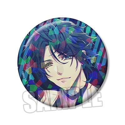 泡沫のユークロニア 75mmホログラム缶バッジ「矢代」[ab] 直径約75mm