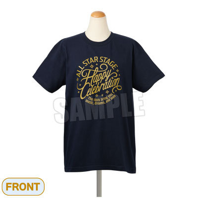 【Sサイズ】うたの☆プリンスさまっ♪ ALL STAR STAGE -Happy Celebration- ライブTシャツ「HE★VENS」 ＜Sサイズ＞着丈約66cm、身幅約49cm、肩幅約44cm、袖丈約19cm