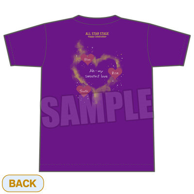 【Lサイズ】うたの☆プリンスさまっ♪ ALL STAR STAGE -Happy Celebration- アイドルＴシャツ「Ah…my sweetest love」[トキヤ] ＜Lサイズ＞着丈約74cm、身幅約55cm、肩幅約50cm、袖丈約22cm