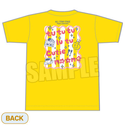 【Sサイズ】うたの☆プリンスさまっ♪ ALL STAR STAGE -Happy Celebration- アイドルＴシャツ「tu tu tu lu tu Cutie noon☆」[ナギ] ＜Sサイズ＞着丈約66cm、身幅約49cm、肩幅約44cm、袖丈約19cm
