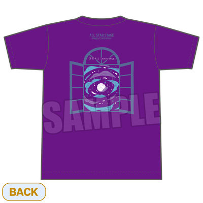 【XLサイズ】うたの☆プリンスさまっ♪ ALL STAR STAGE -Happy Celebration- アイドルＴシャツ「真夜中は Innocence」[瑛二] ＜XLサイズ＞着丈約78cm、身幅約58cm、肩幅約53cm、袖丈約24cm