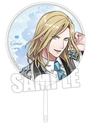 うたの☆プリンスさまっ♪ ALL STAR STAGE -Happy Celebration- クリアうちわ「カミュ」 約185mm×185mm（持ち手部分除く）