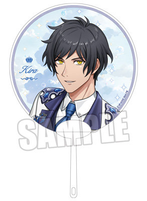 うたの☆プリンスさまっ♪ ALL STAR STAGE -Happy Celebration- クリアうちわ「皇 綺羅」 約185mm×185mm（持ち手部分除く）