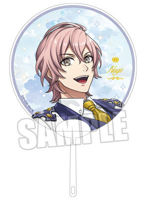 うたの☆プリンスさまっ♪ ALL STAR STAGE -Happy Celebration- クリアうちわ「帝 ナギ」 約185mm×185mm（持ち手部分除く）