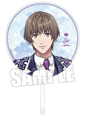 うたの☆プリンスさまっ♪ ALL STAR STAGE -Happy Celebration- クリアうちわ「鳳 瑛二」 約185mm×185mm（持ち手部分除く）