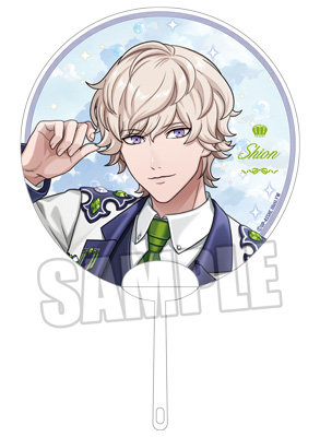 うたの☆プリンスさまっ♪ ALL STAR STAGE -Happy Celebration- クリアうちわ「天草シオン」 約185mm×185mm（持ち手部分除く）