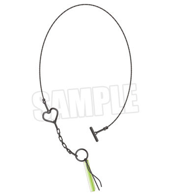 うたの☆プリンスさまっ♪ ALL STAR STAGE -Happy Celebration- マンテルネックレス「天草シオン」 ＜チェーン＞約45cm／アジャスター約3cm、＜モチーフサイズ＞約W17mm×H16mm、＜アクリルパーツ＞W4mm×H30mm×D4mm